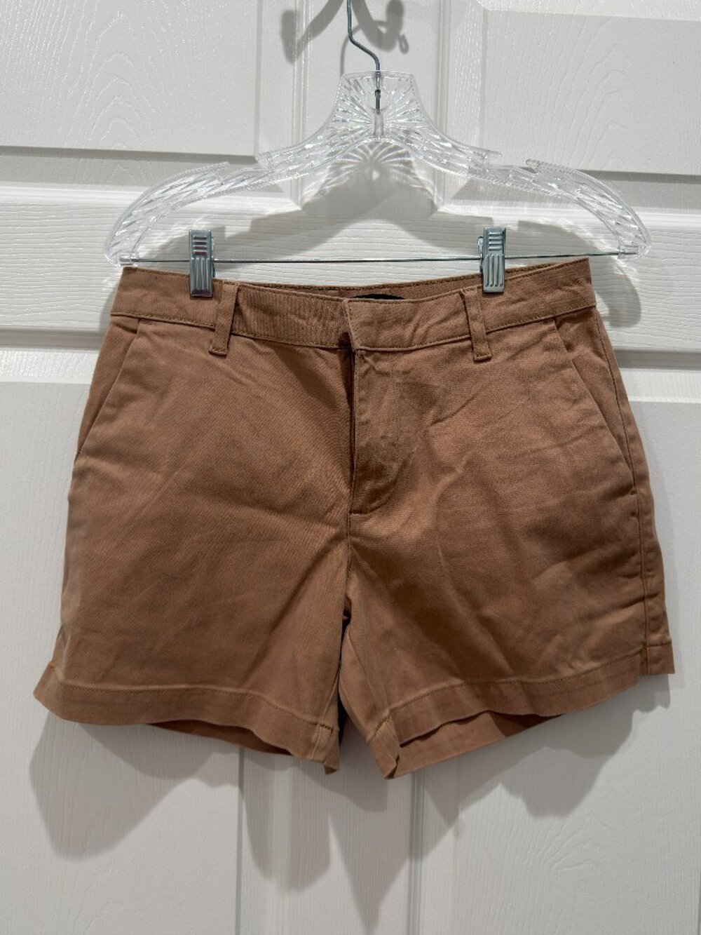 Banana Republic Ryan Fit Tan Khaki Chino Shorts Size 6